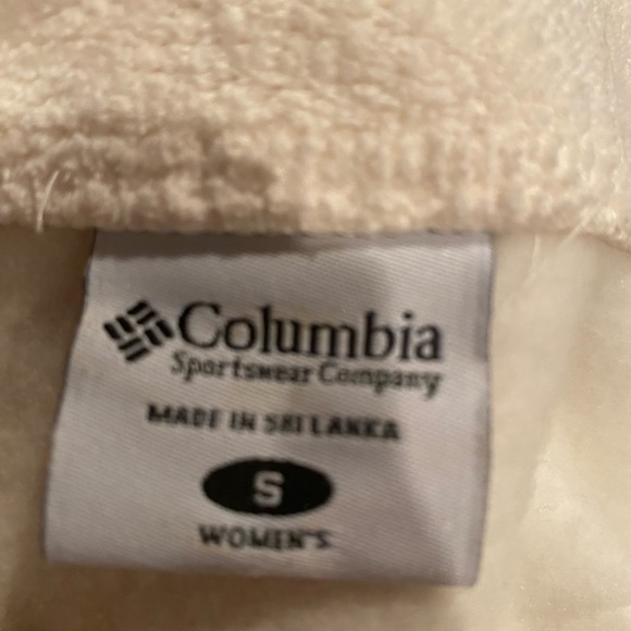 Columbia Cream Coloed Fleece Jacket - Picture 5 of 5